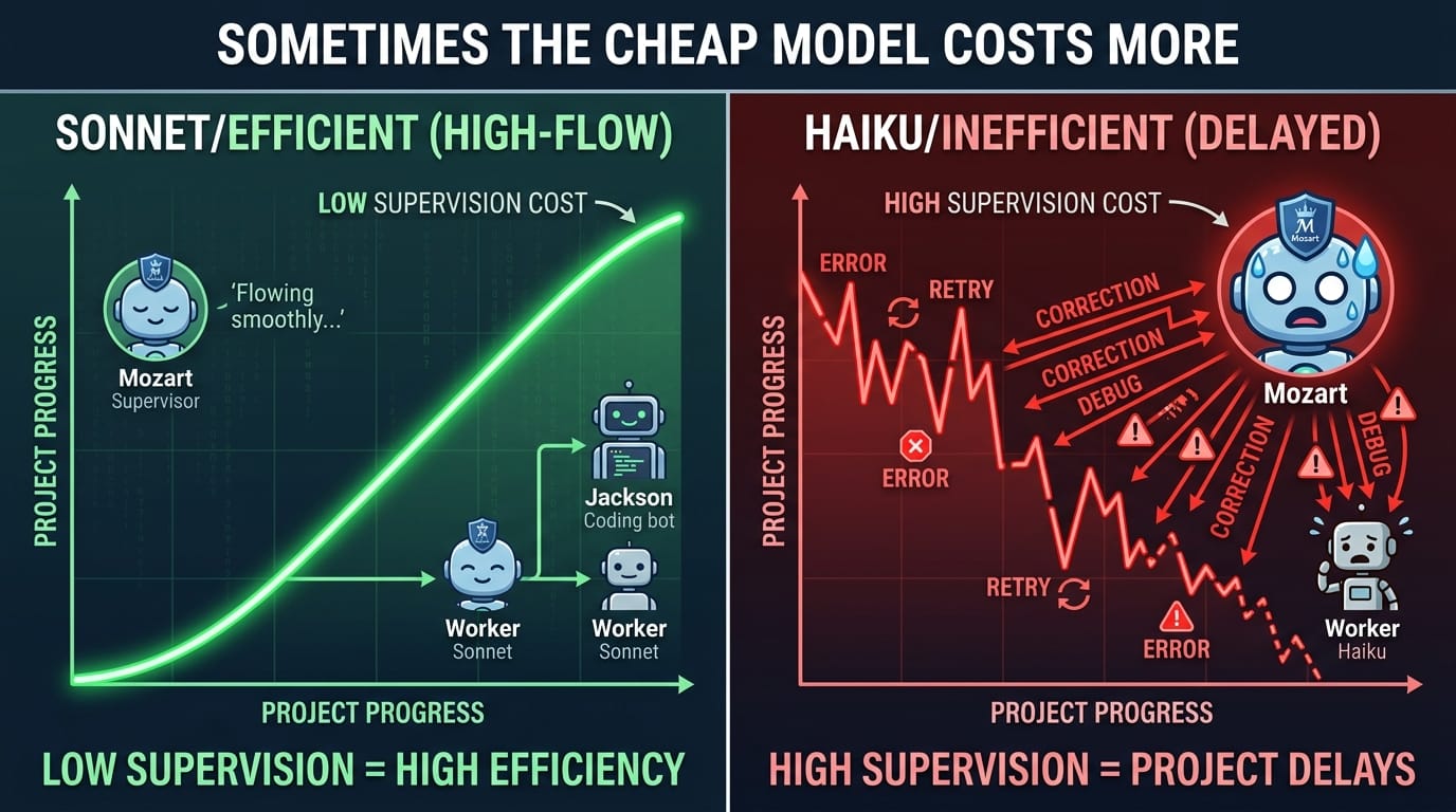 Sometimes the Cheap Model Costs More